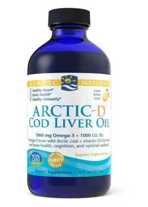 Nordic Naturals Pro Arctic-D Cod Liver Oil(TM) -- cod liver oil, omega-3 supplement.