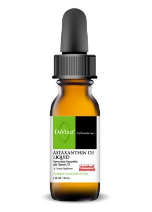 DaVinci Labs Astaxanthin D3 Liquid 1oz -- astaxanthin, vitamin D3