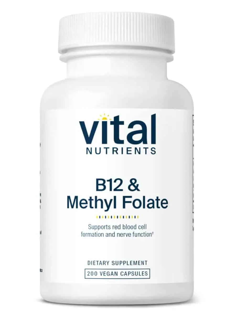 Vital Nutrients B-12/Methyl Folate 1000mcg/800mcg -- vitamin B12, methyl folate