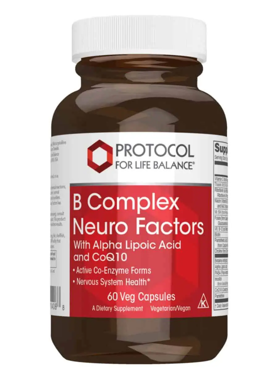 Protocol For Life B Complex Neuro Factors -- B Vitamins, Nervous System Health
