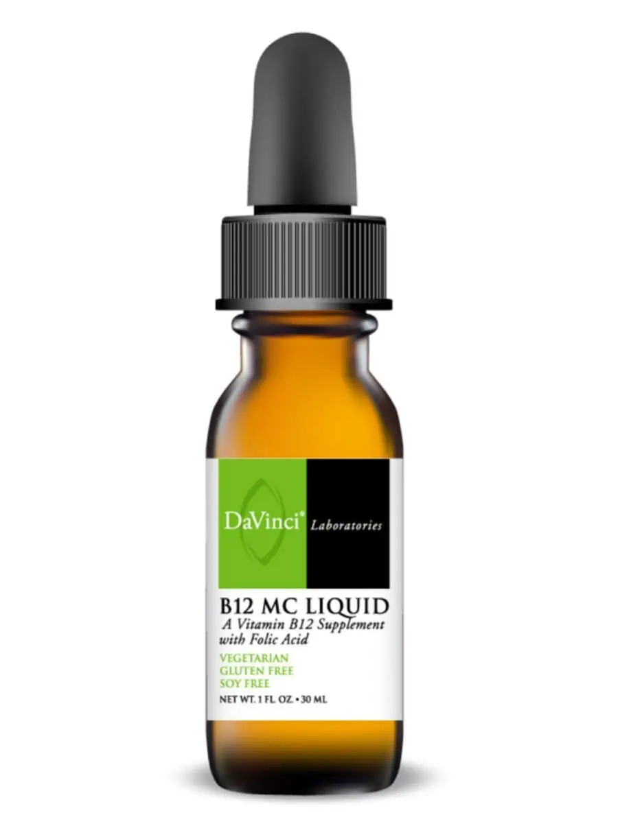 DaVinci Labs B12 MC Liquid -- vitamin B12 supplement, energy support.