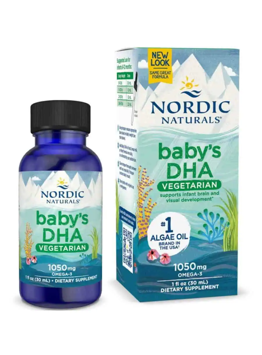Nordic Naturals Pro Baby's DHA Vegetarian -- omega-3 for infants, vegan DHA.