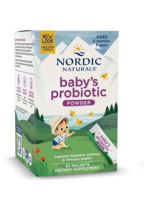 Nordic Naturals Pro Baby's Nordic Flora(TM) Probiotic Powder -- probiotics for children, gut health.