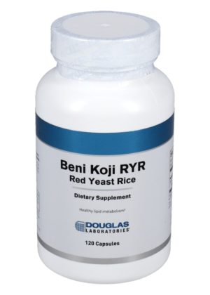 Douglas Laboratories Beni Koji RYR -- red yeast rice supplement, blood lipid support.