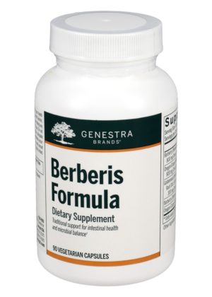 Seroyal/Genestra Berberis Formula -- herbal supplement, vegan capsules.