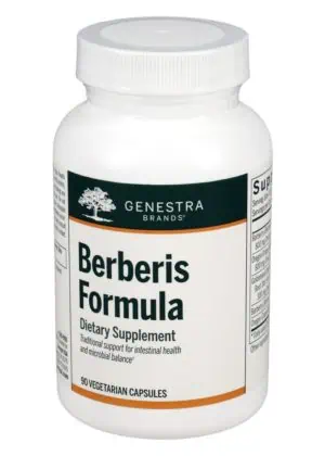 Seroyal/Genestra Berberis Formula -- herbal supplement, vegan capsules.