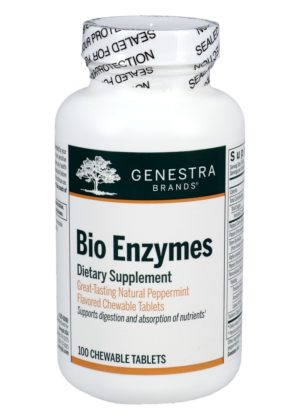 Seroyal/Genestra Bio Enzymes (Chewable) -- digestive enzymes, chewable tablets.