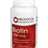 Protocol For Life Biotin 5000mcg -- biotin supplement, healthy hair skin nails