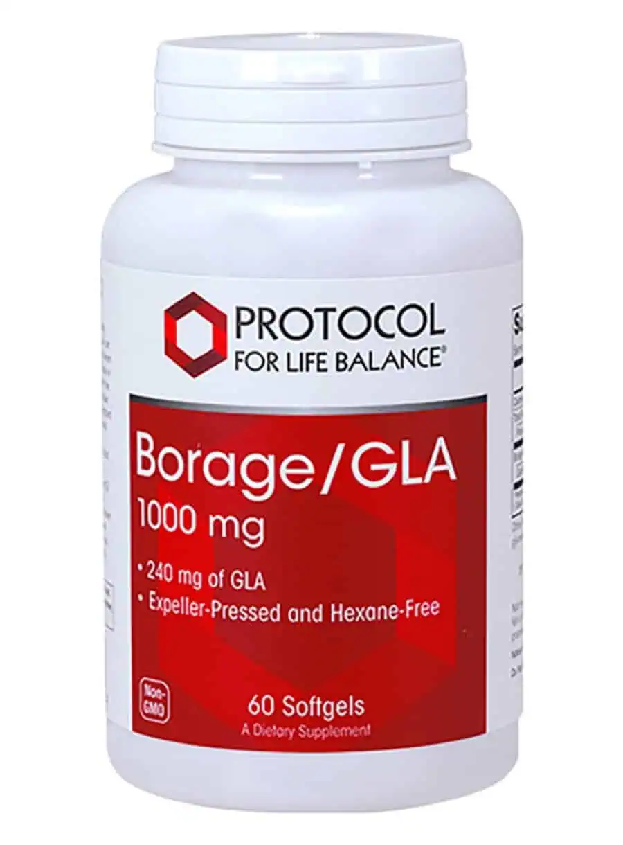 Protocol For Life Borage / GLA 1000mg -- borage oil, GLA supplement