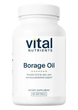 Vital Nutrients Borage Oil 1000mg -- borage oil, GLA supplement
