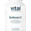 Vital Nutrients Buffered C 500mg Gentle Vitamin C for sensitive individuals -- vitamin c, immune support