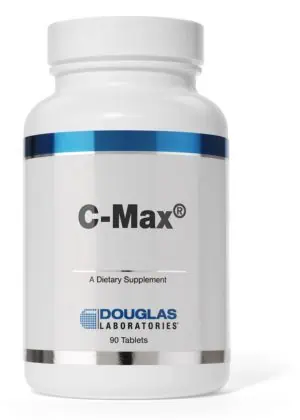 Douglas Laboratories C-Max (1500mg) -- vitamin C, antioxidant support.