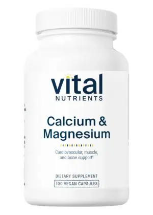 Vital Nutrients Calcium & Magnesium -- calcium supplement, magnesium supplement.
