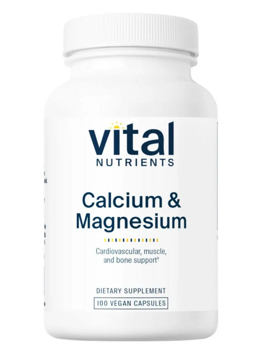 Vital Nutrients Calcium & Magnesium -- calcium supplement, magnesium supplement.