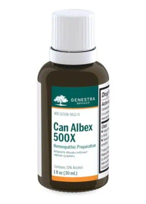 Seroyal Can Albex 30X -- homeopathic preparation, yeast infection relief.