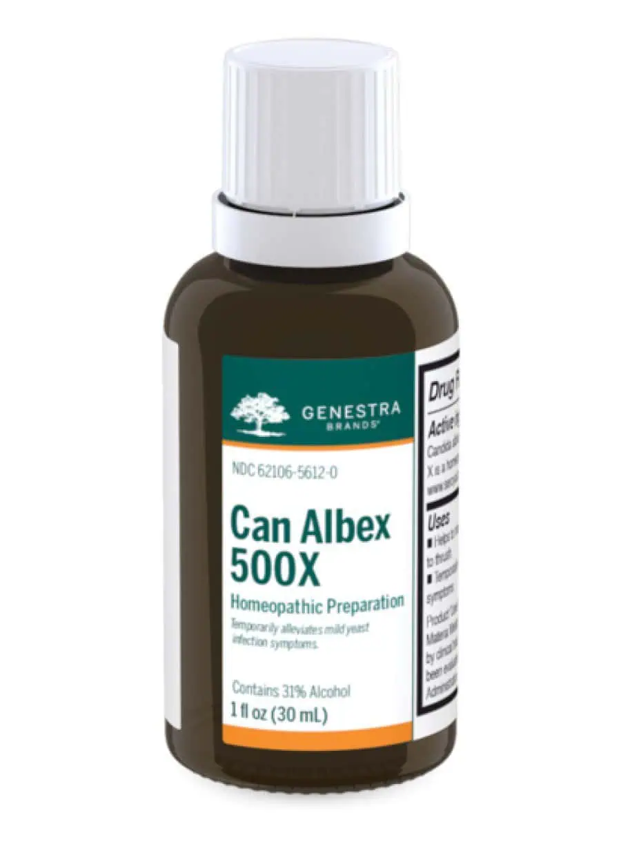 Seroyal Can Albex 30X -- homeopathic preparation, yeast infection relief.