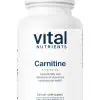 Vital Nutrients Carnitine 500mg -- carnitine supplement, vegan formulation.