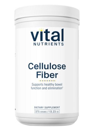 Vital Nutrients Cellulose Fiber -- insoluble fiber, digestive health.