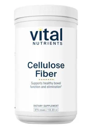 Vital Nutrients Cellulose Fiber -- insoluble fiber, digestive health.