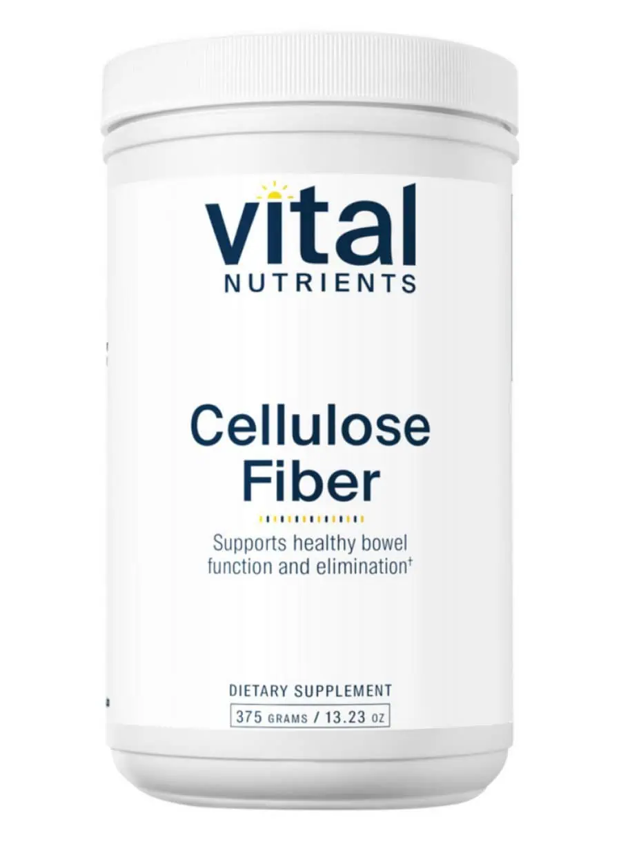 Vital Nutrients Cellulose Fiber -- insoluble fiber, digestive health.