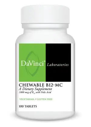 DaVinci Labs Chewable B12 MC -- Vitamin B12, Folic Acid.