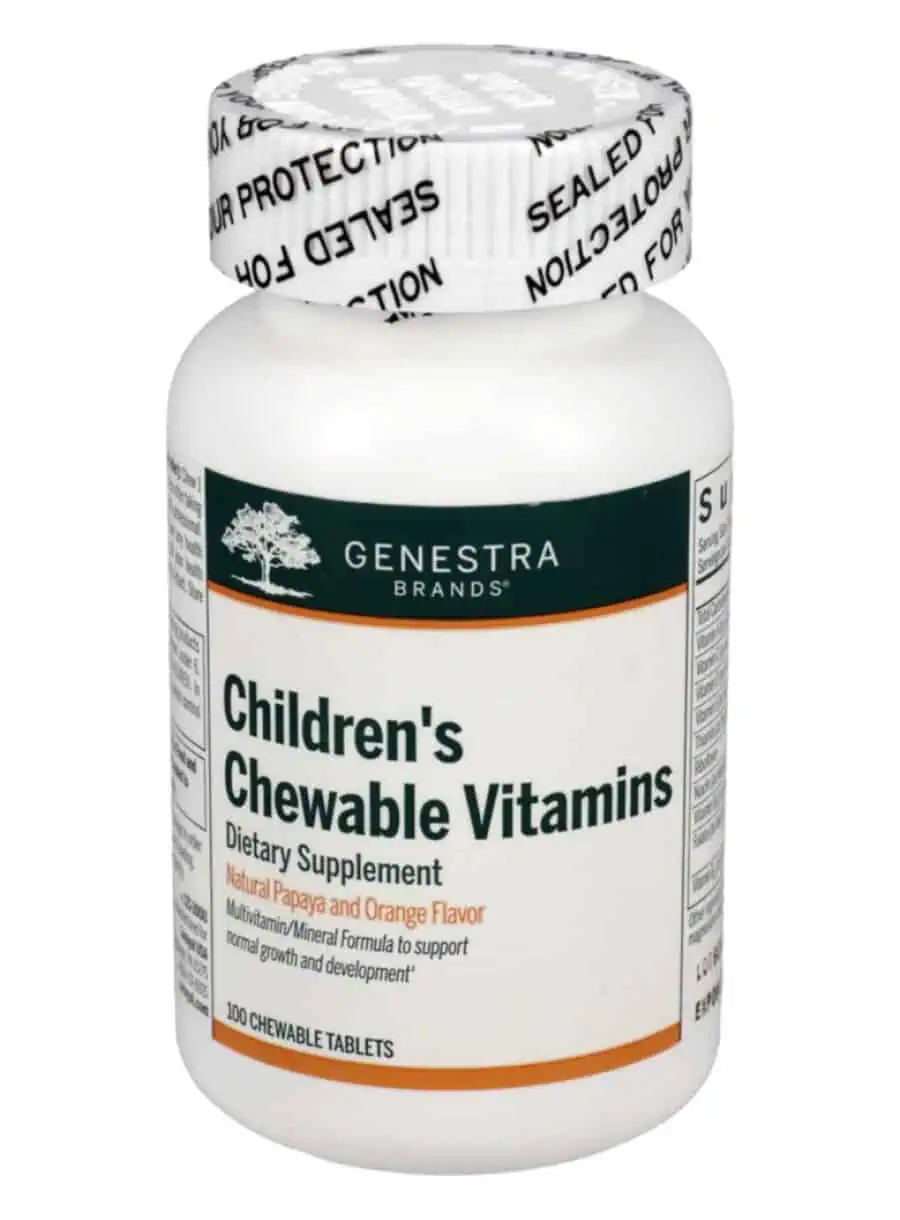 Seroyal/Genestra Children's Chewable -- children's multivitamin, chewable tablets.