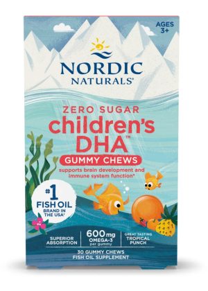 Nordic Naturals Pro Children's DHA Gummies -- omega-3s, children's health.