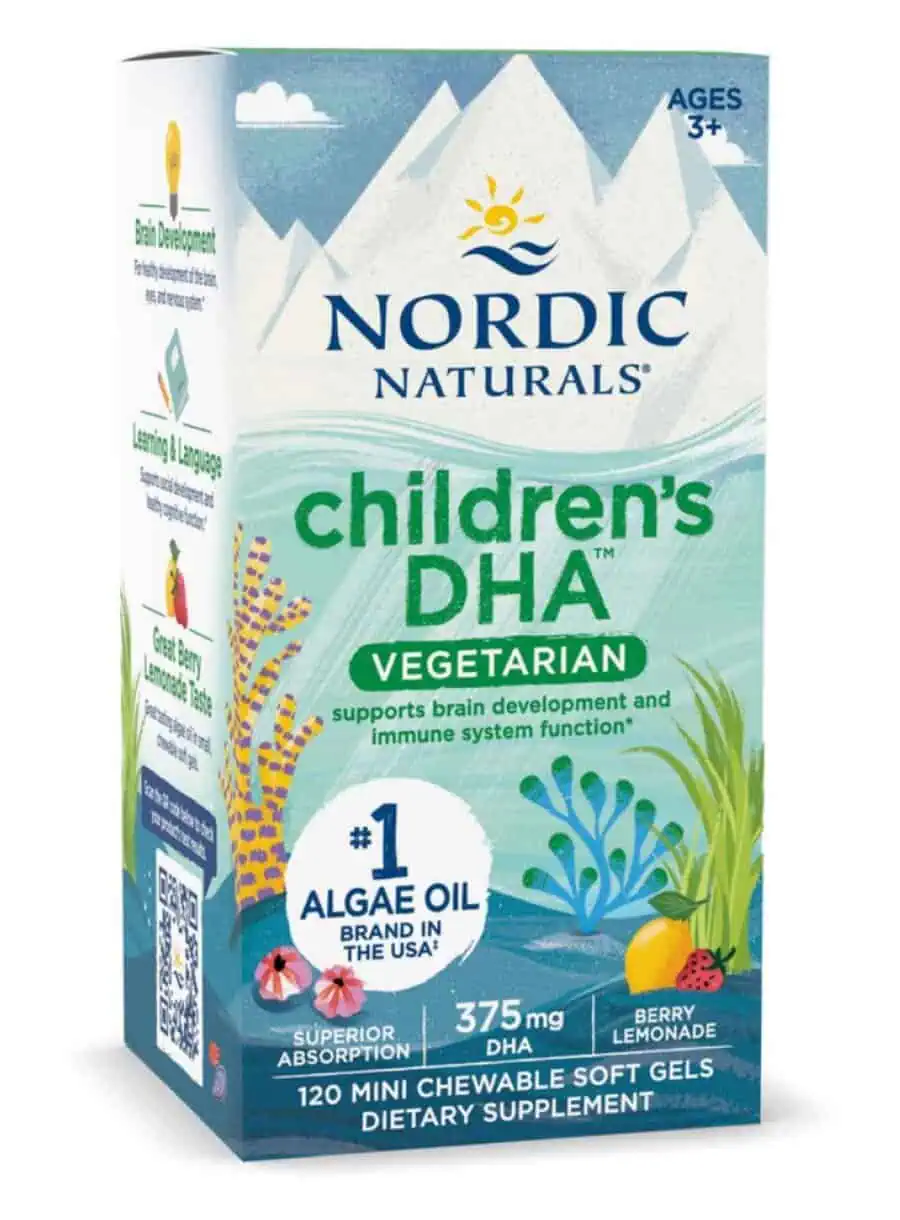 Nordic Naturals Pro Children's DHA Vegetarian -- omega-3 dha, vegetarian source.
