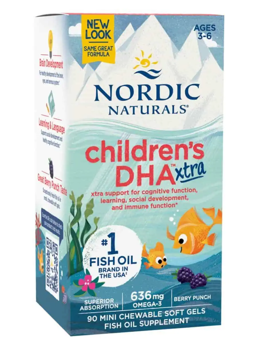 Nordic Naturals Pro Children's DHA Xtra -- children's omega-3, cognitive support.