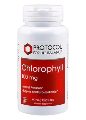 Protocol For Life Chlorophyll 100mg -- chlorophyll supplement, detox support.