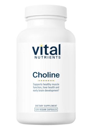 Vital Nutrients Choline -- choline supplement, brain health support.