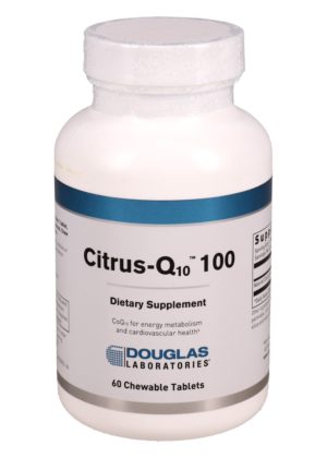 Douglas Laboratories Citrus-Q10 100 -- coenzyme Q10, chewable supplement.