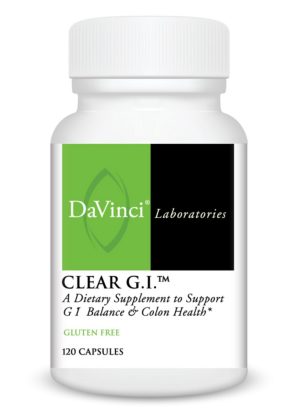 DaVinci Labs Clear G.I. -- G.I. balance, colon health.