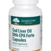 Genestra Cod Liver Oil DHA/EPA Forte -- cod liver oil, omega fatty acids.