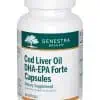 Genestra Cod Liver Oil DHA/EPA Forte -- cod liver oil, omega fatty acids.