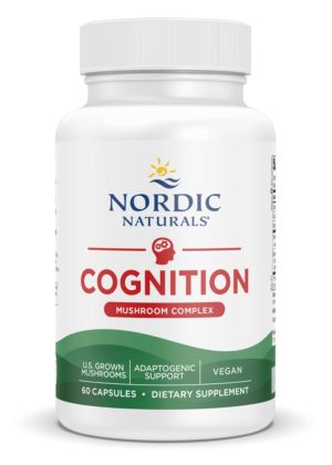 Nordic Naturals Pro Cognition Mushroom Complex -- cognitive support, memory enhancement.