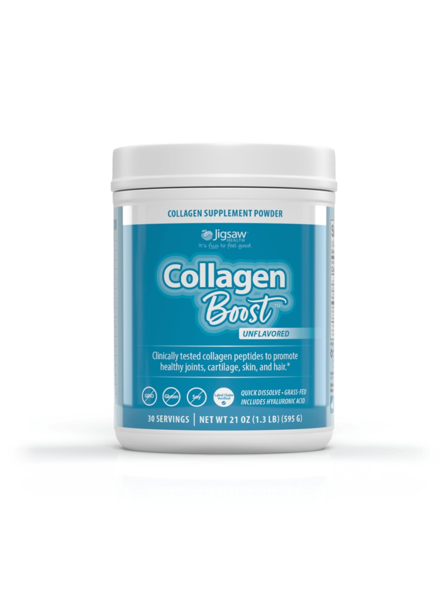 Jigsaw Collagen Boost(R) -- collagen supplement, skin health.