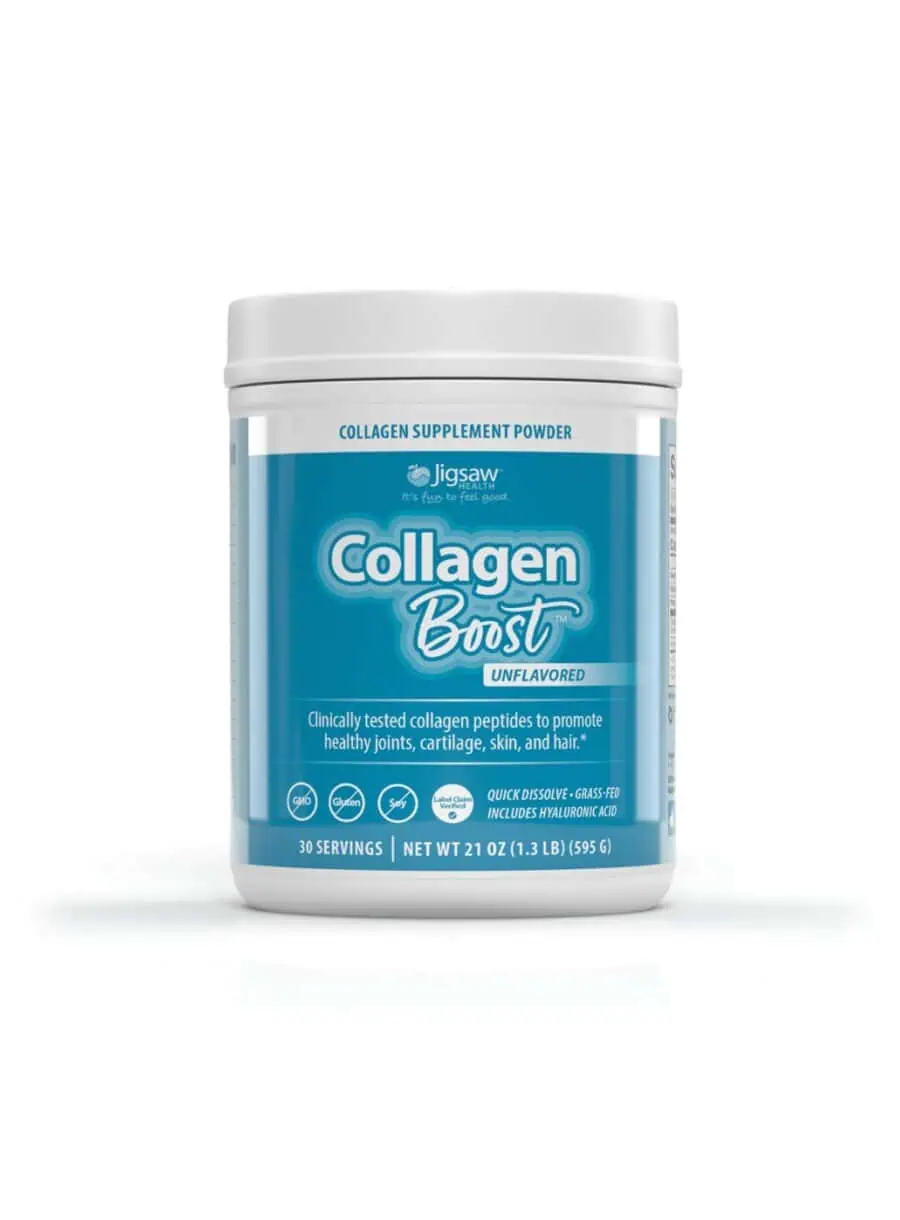 Jigsaw Collagen Boost(R) -- collagen supplement, skin health.