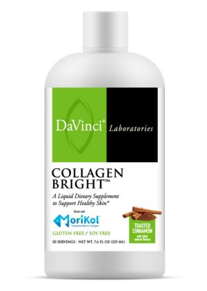 DaVinci Labs Collagen Bright(TM) Toasted Cinnamon -- collagen support, skin health.