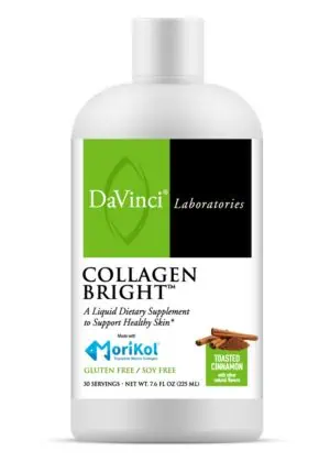 DaVinci Labs Collagen Bright(TM) Toasted Cinnamon -- collagen support, skin health.