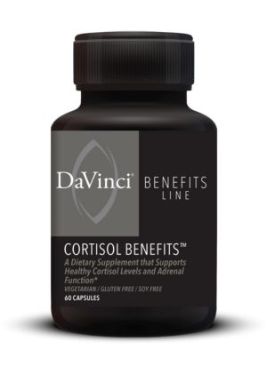DaVinci Labs Cortisol Benefits -- cortisol support, adrenal health.