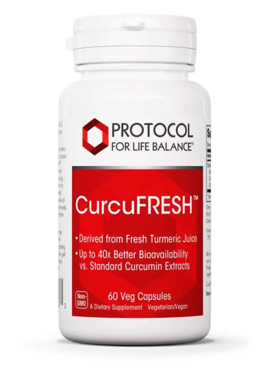 Protocol For Life CurcuFRESH 500mg -- curcumin supplement, turmeric extract.
