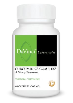 DaVinci Labs Curcumin C3 Complex 500mg -- liver support, antioxidant.