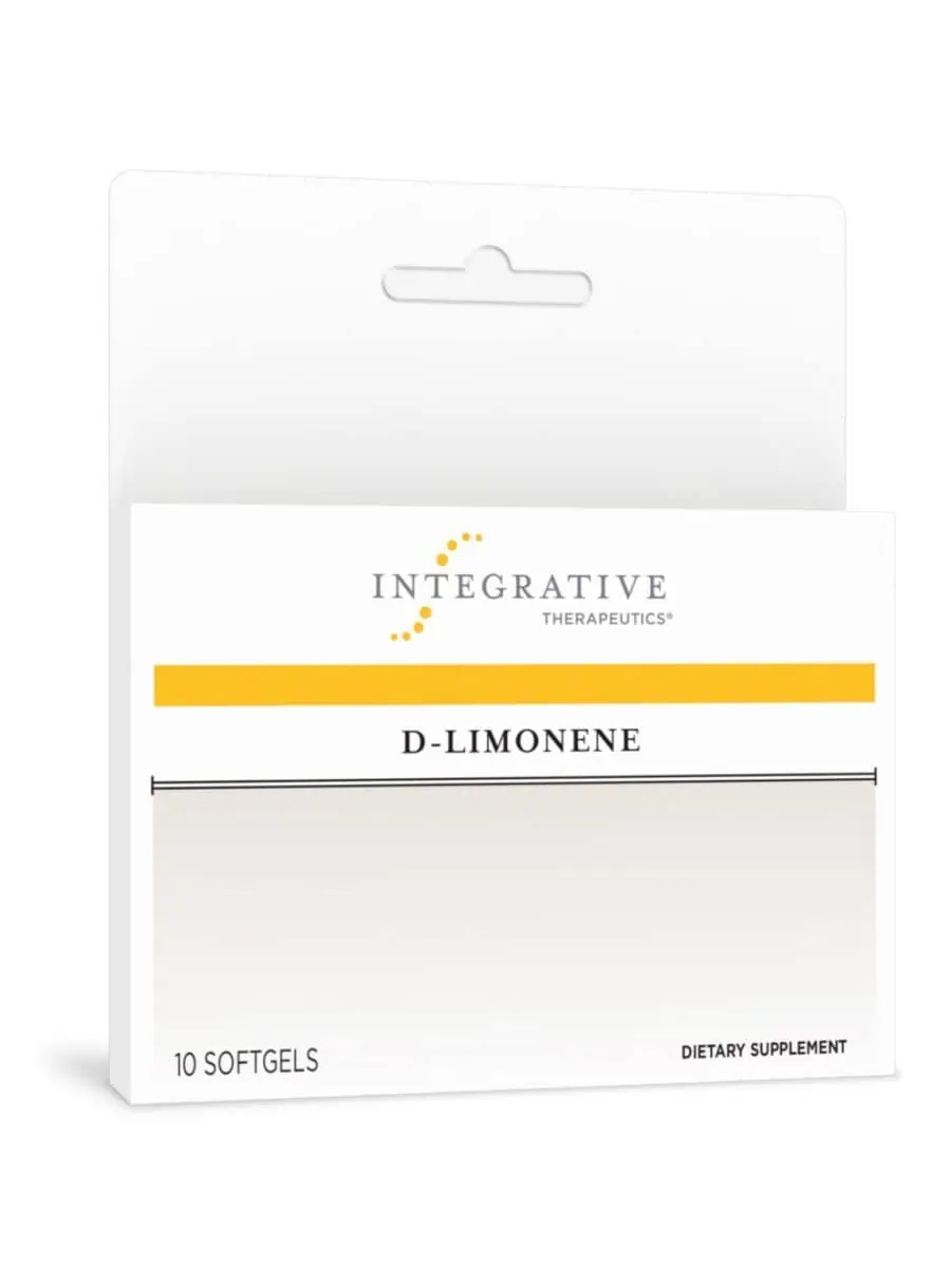Integrative Therapeutics, Inc. D-Limonene -- heartburn relief, immune support.
