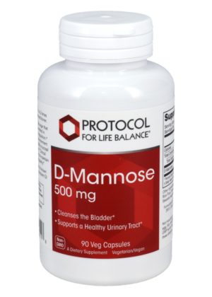 Protocol For Life D-Mannose 500mg -- urinary tract health, natural sugar.