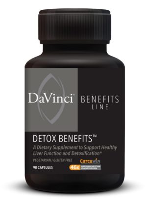 DaVinci Labs Detox Benefits -- detox support, liver health.