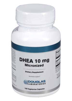 Douglas Laboratories DHEA 10mg (Micronized) -- DHEA supplement, hormonal support.