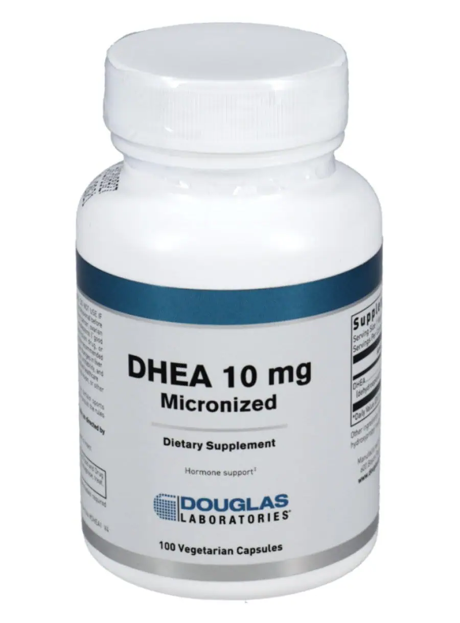 Douglas Laboratories DHEA 10mg (Micronized) -- DHEA supplement, hormonal support.