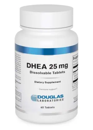 Douglas Laboratories DHEA 25mg (Dissolvable Tablet) -- DHEA supplement, hormonal balance.
