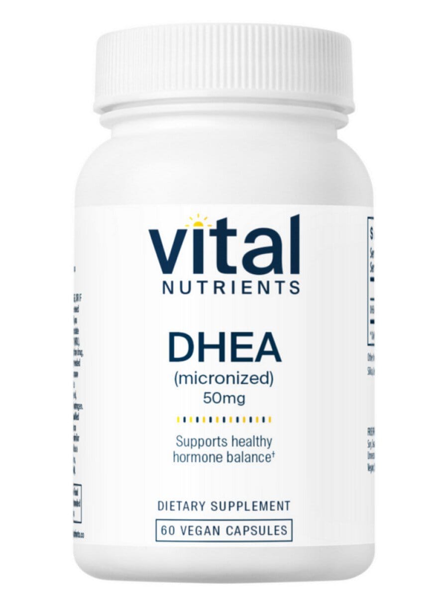 Vital Nutrients DHEA 50mg -- hormone support, energy levels.